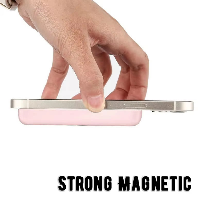 Multi-Colour Magnetic Magsafe External Battery Protective Case for Apple Portable Power Bank Protective Case Matte